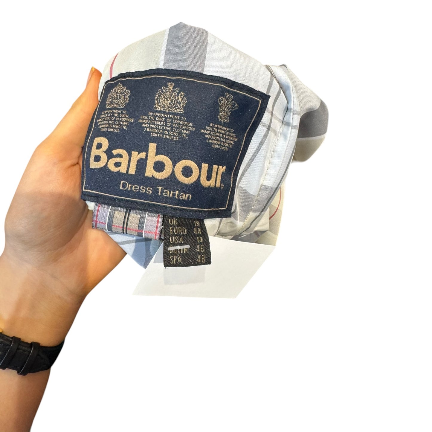 Barbour Navy and Check Reversible Coat - 18