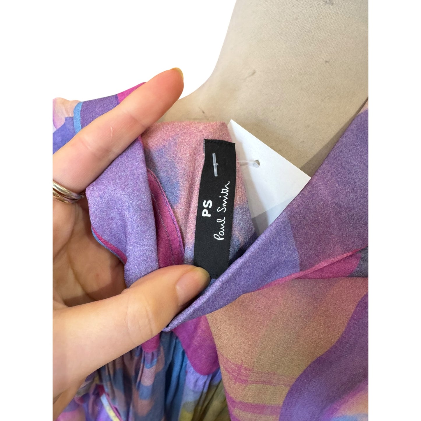 Paul Smith Belted Print Midi Shirt Dress - 14