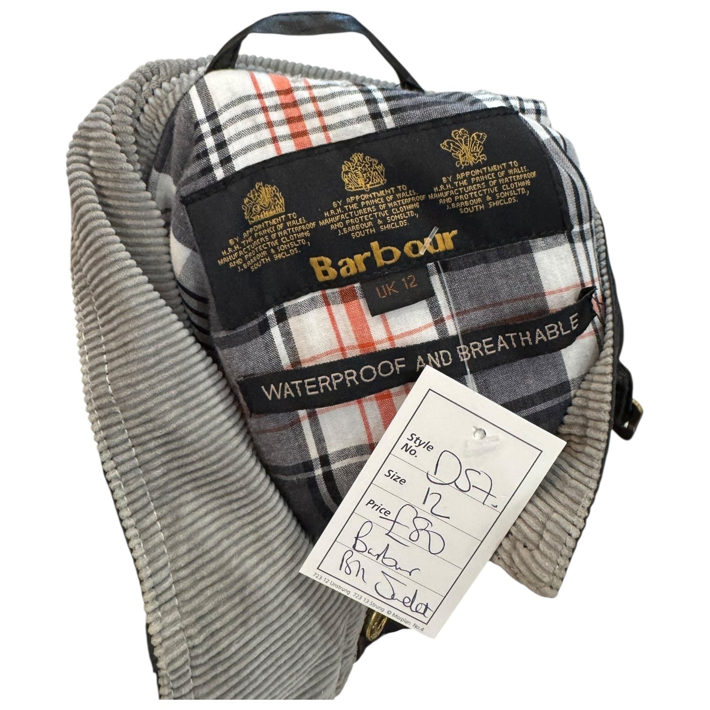 Barbour Black Waterproof Jacket - 12