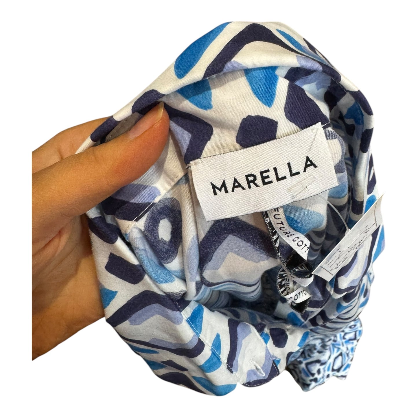 Marella Danae Blue Printed Dress - 12