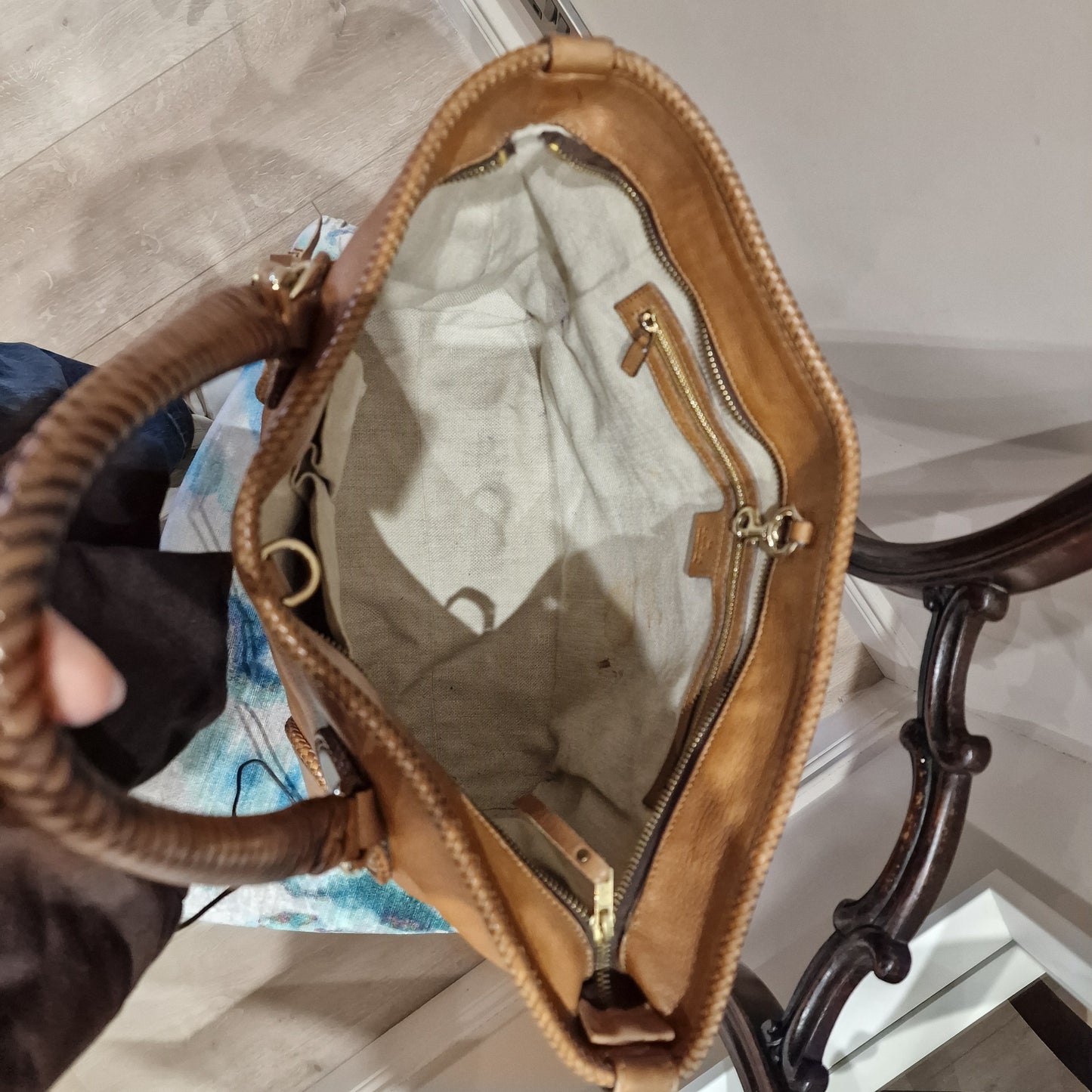 Gucci Tan Marrakech leather bag