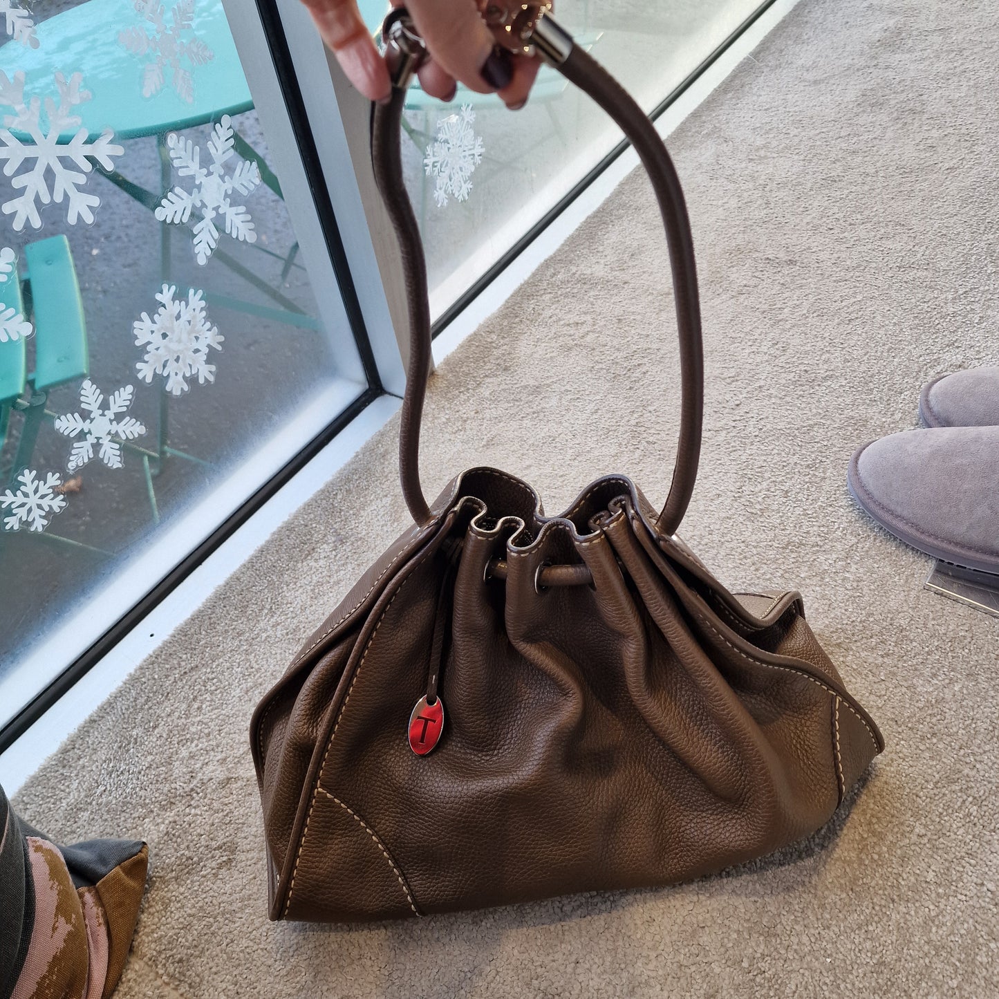 Tod's Brown Leather Handbag