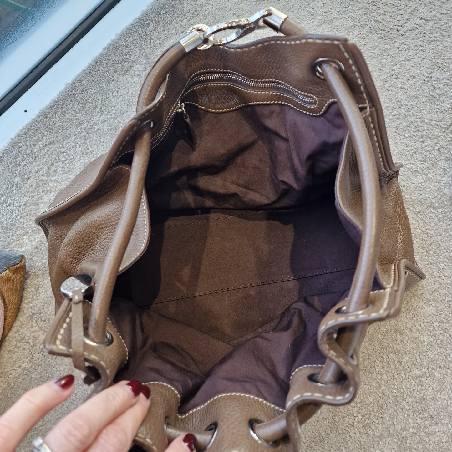 Tod's Brown Leather Handbag