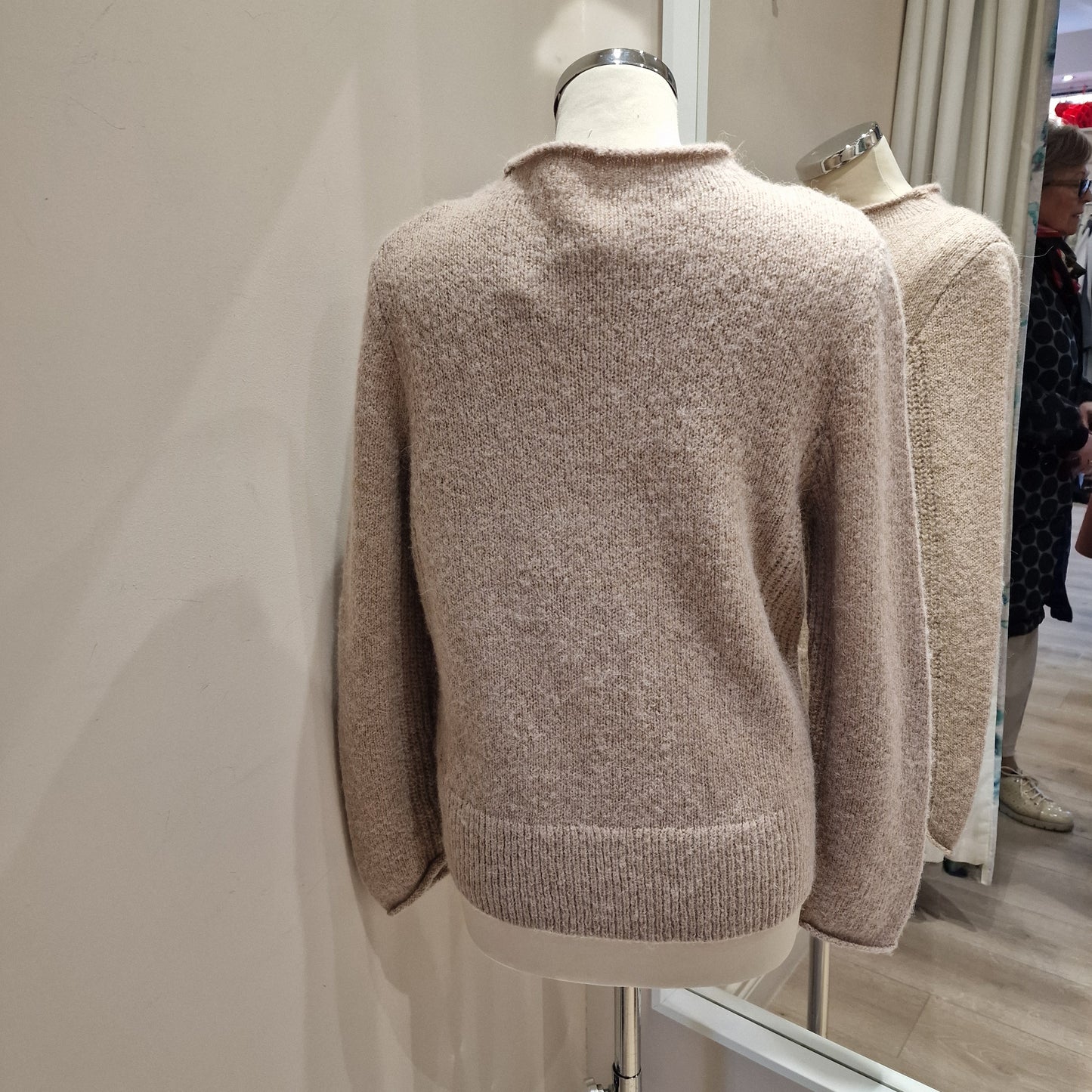 Cos Beige Wool Sweater, Size S/UK 10-12