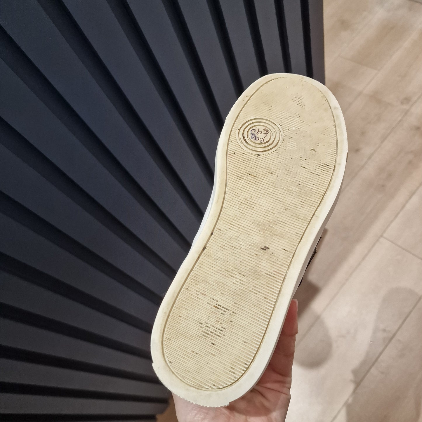 Zadig Et Voltaire White Trainers, size 41/UK 7.5