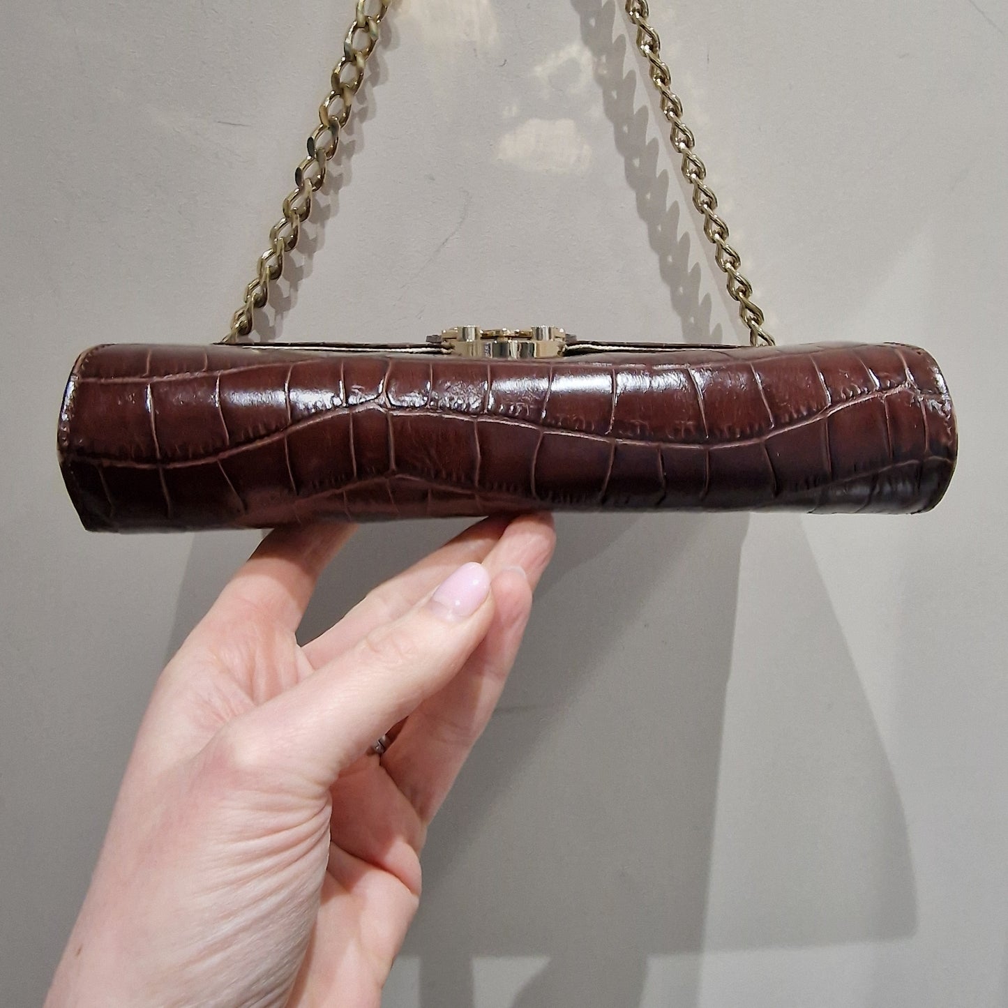 Aspinal of London Brown Leather Bag