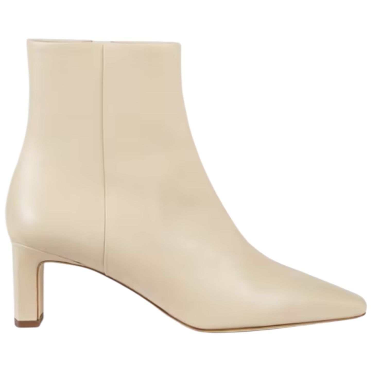 LK Bennett Margaux Sand Leather Blunt Toe Boots - 39 / 6