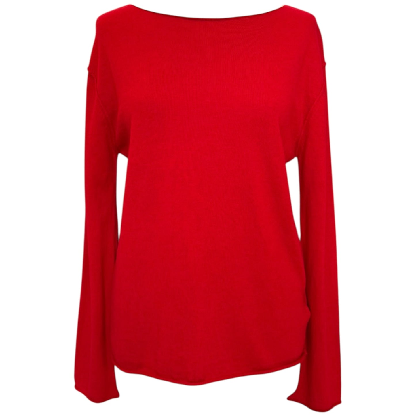 Massimo Dutti Red Wool Blend Sweater - 10 - NEW