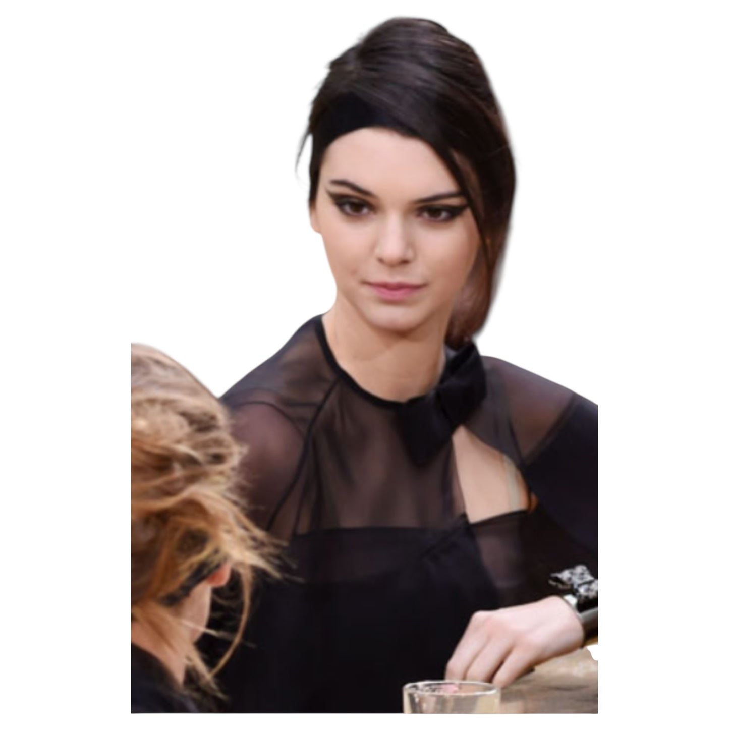 Chanel Black Silk Headband