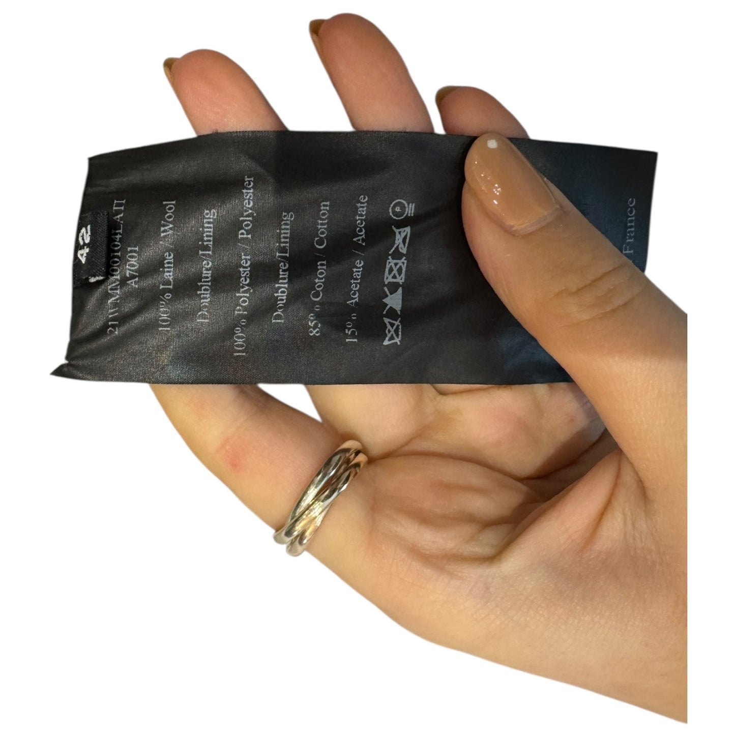 Meteo Yves Salomon Blue Wool Boucle Longline Coat - 10