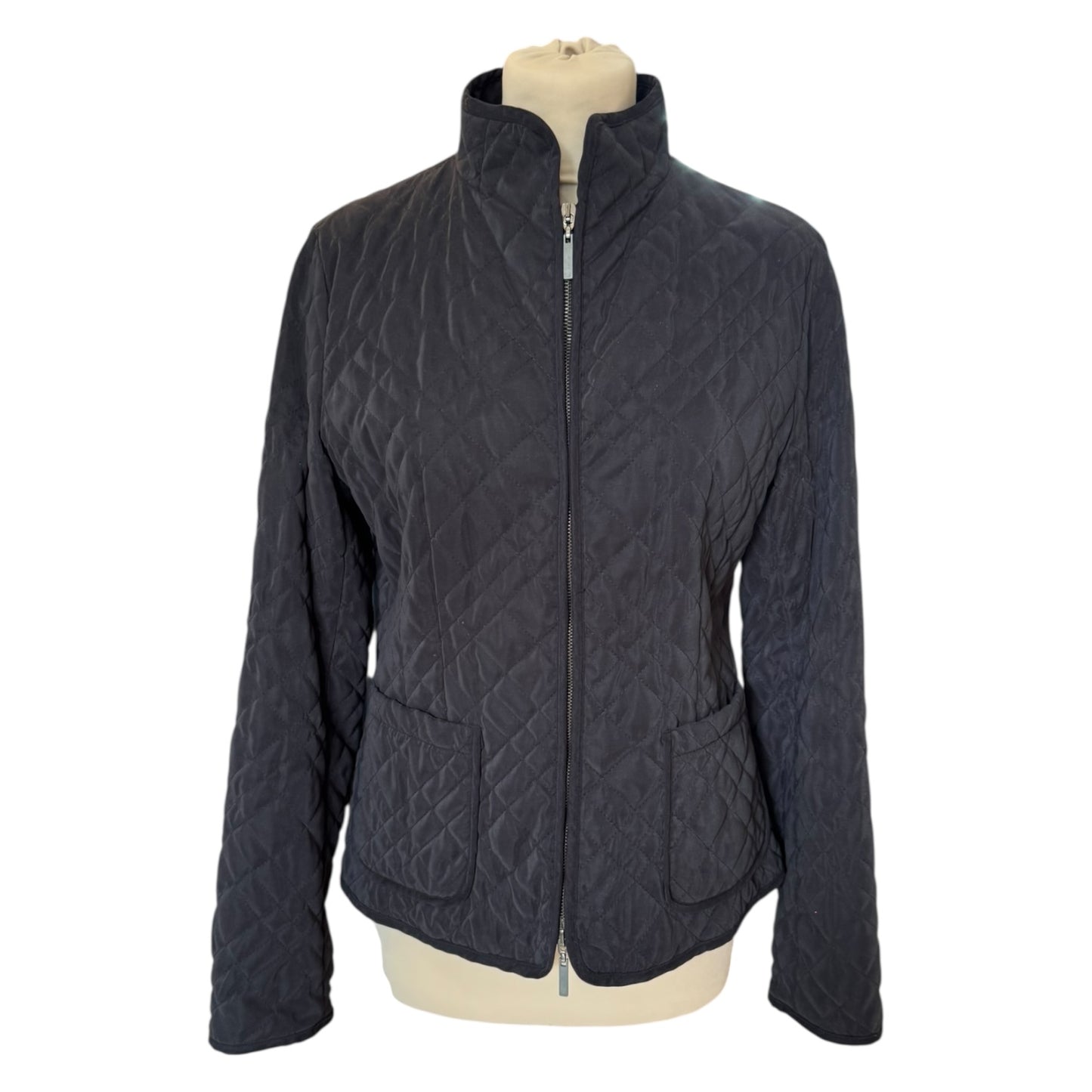Mulberry Black Quilted Jacket - 8