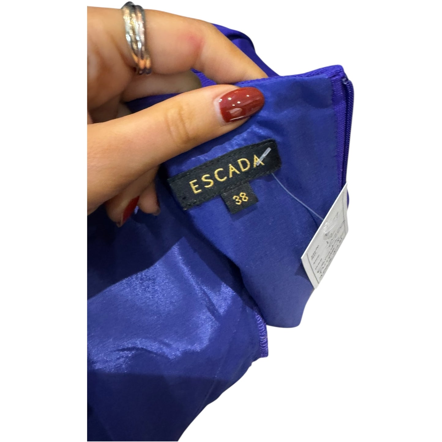 Escada Purple Three Quarter Sleeve Dress - 12