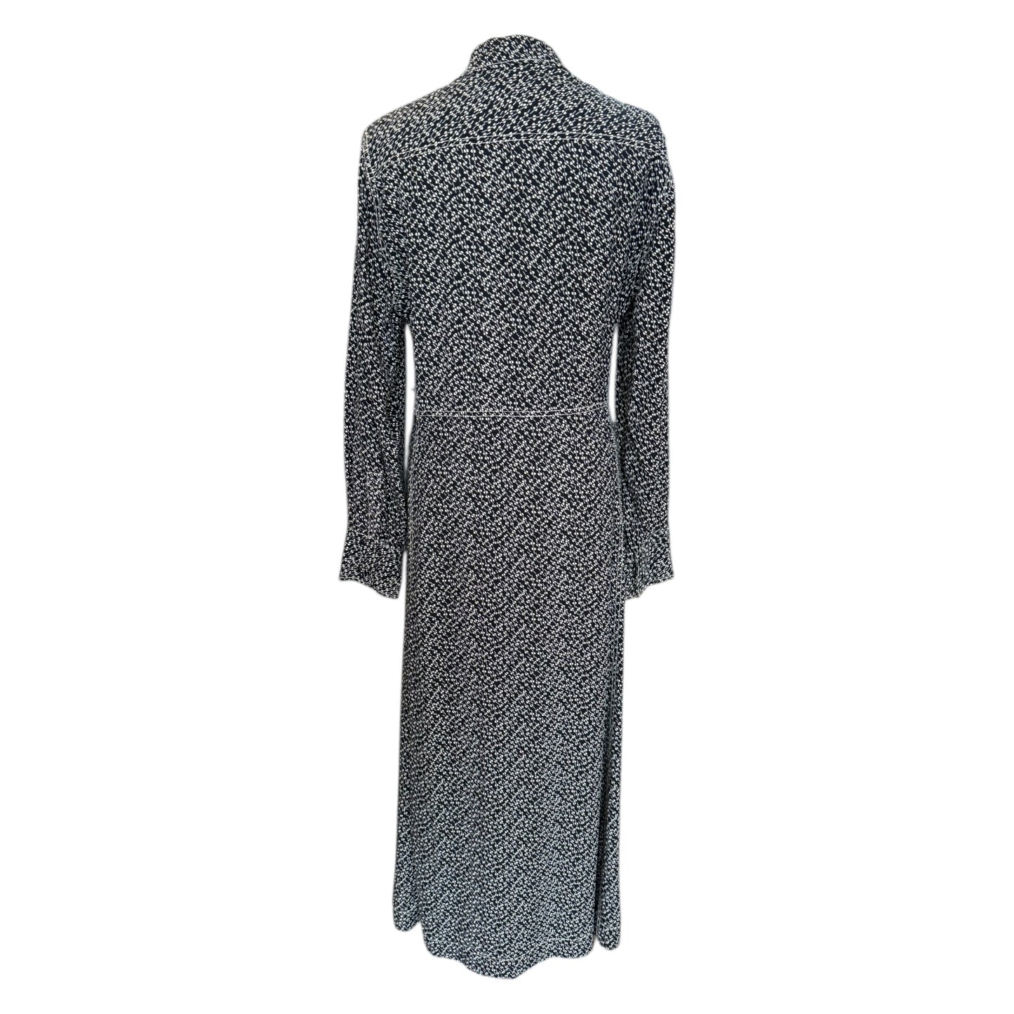 Jigsaw Navy and White Midi Dress - 14