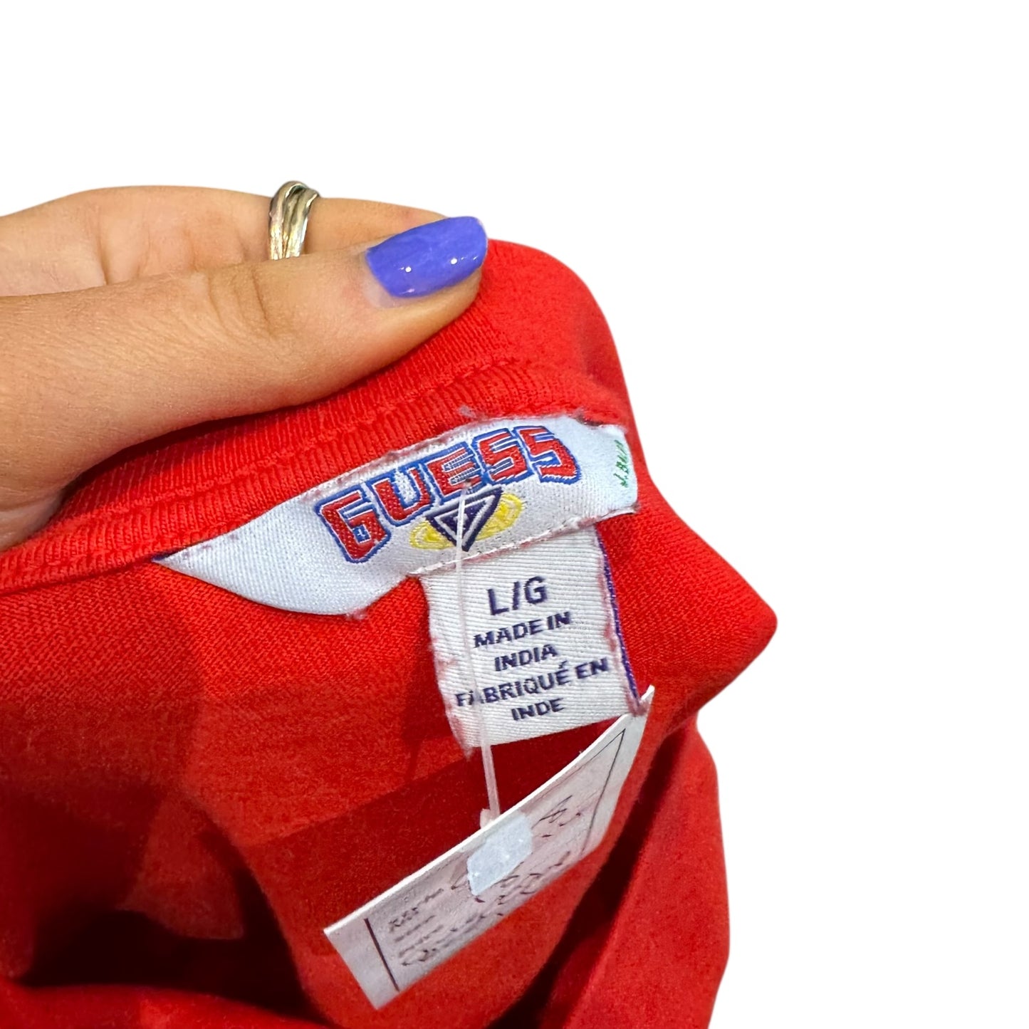 Guess Red Crop T Shirt - 12/14