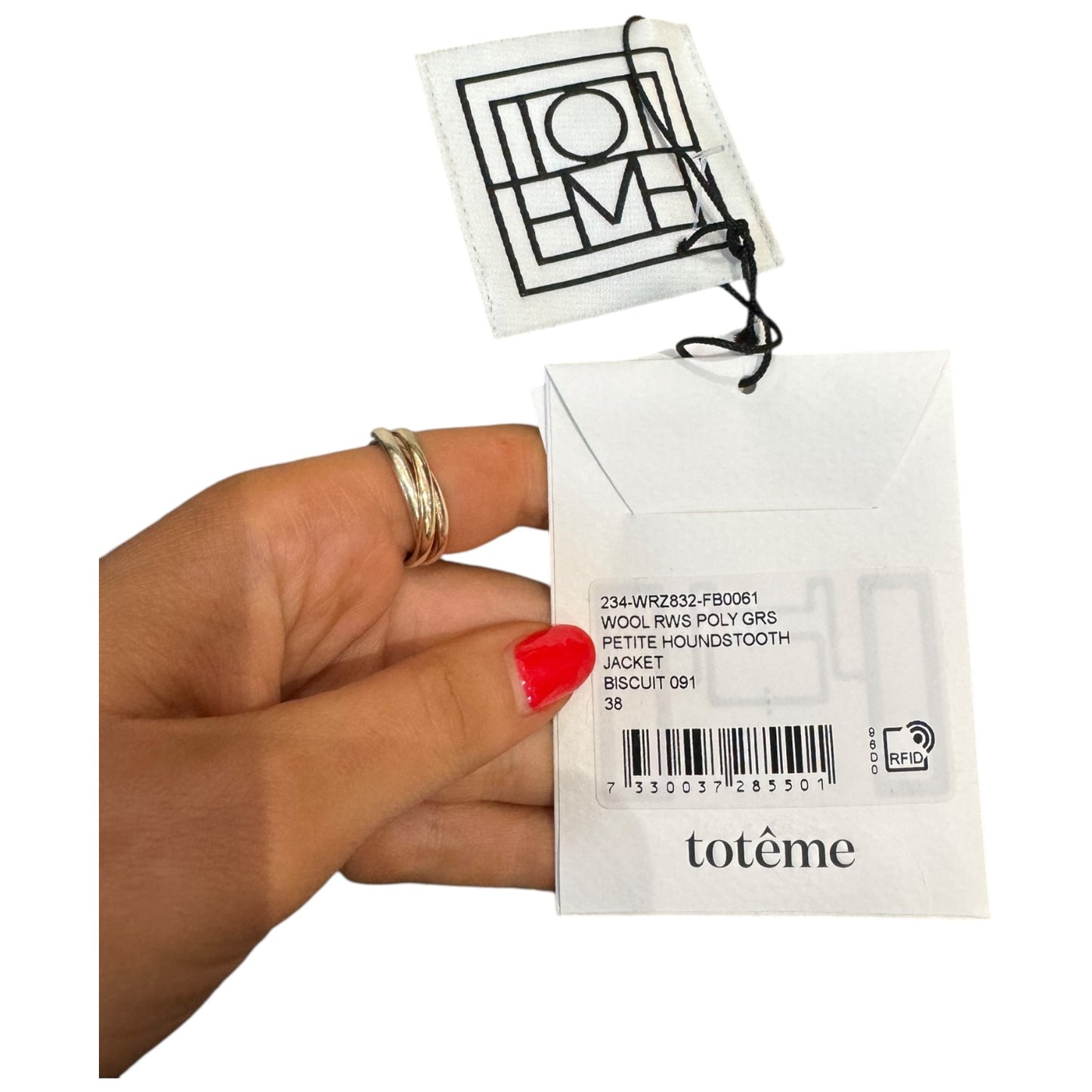 Toteme Houndstooth Single-Breasted Blazer - 10