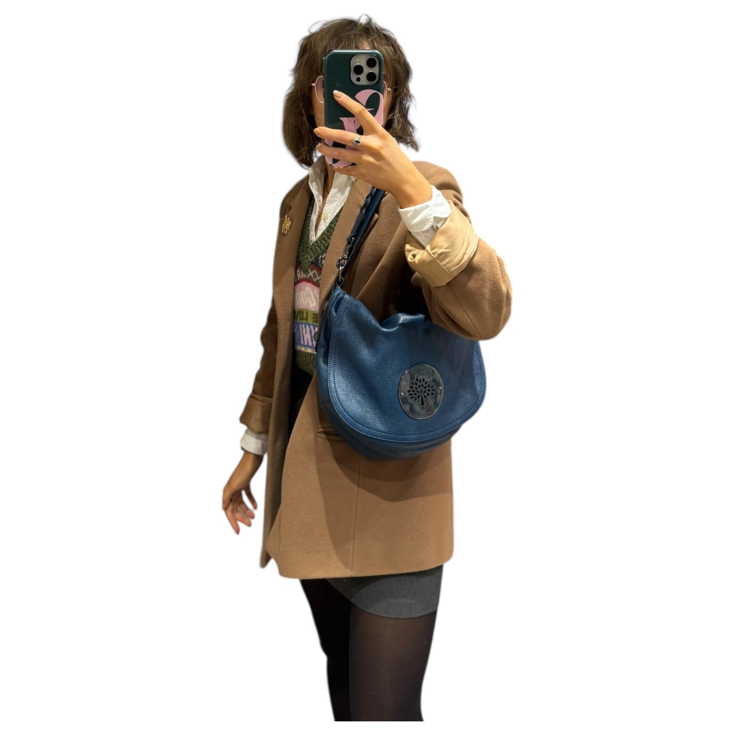 Mulberry Daria Satchel Bag in Teal