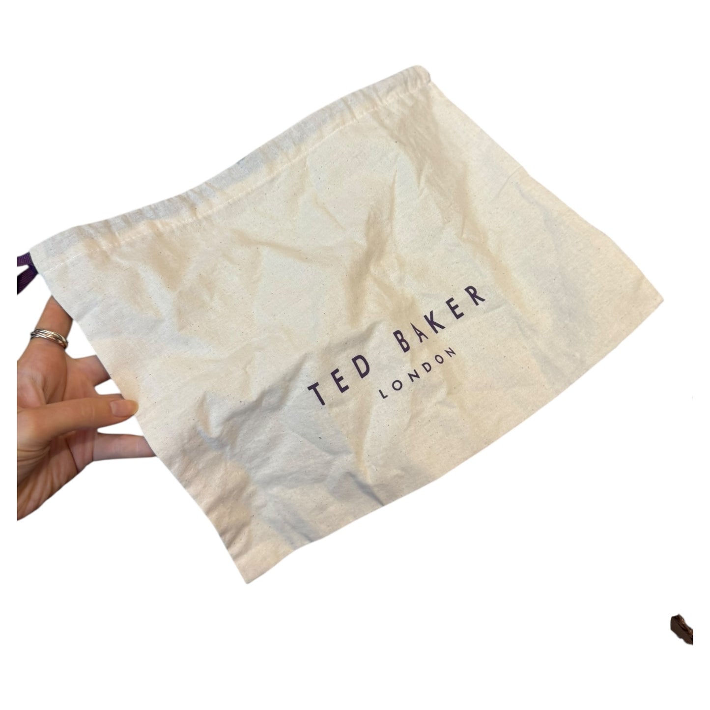 Ted Baker Kalrin Suede Studded Saddle Bag