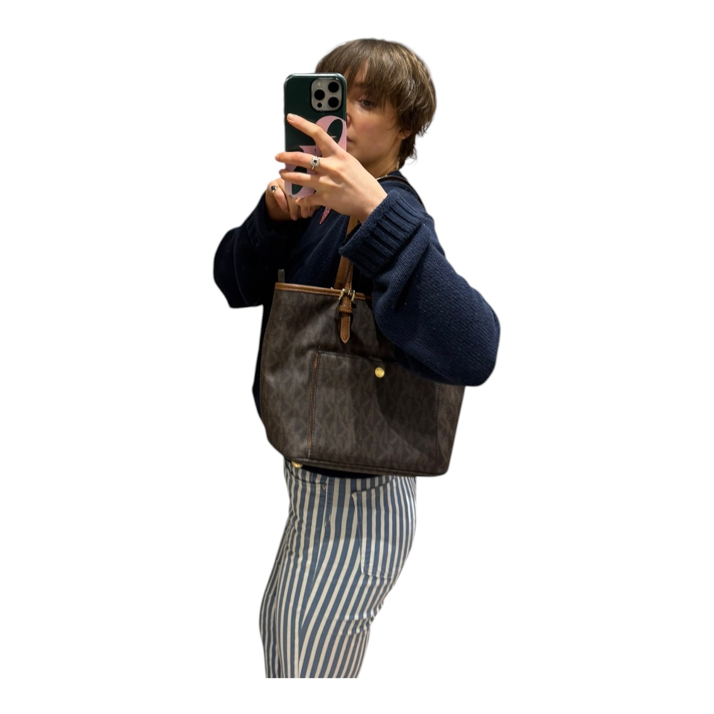 Michael Kors Jet Set Pocket Tote Bag
