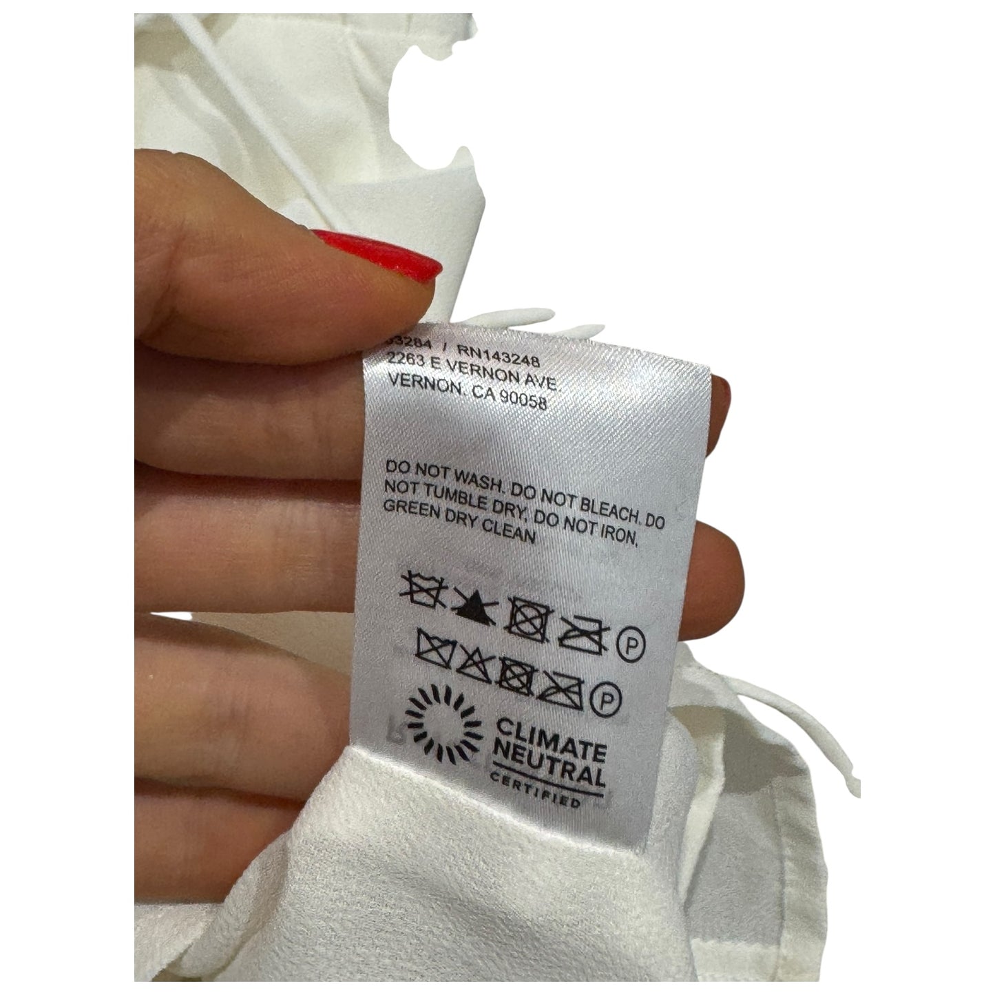 Reformation White Novena Top - 10 - NEW