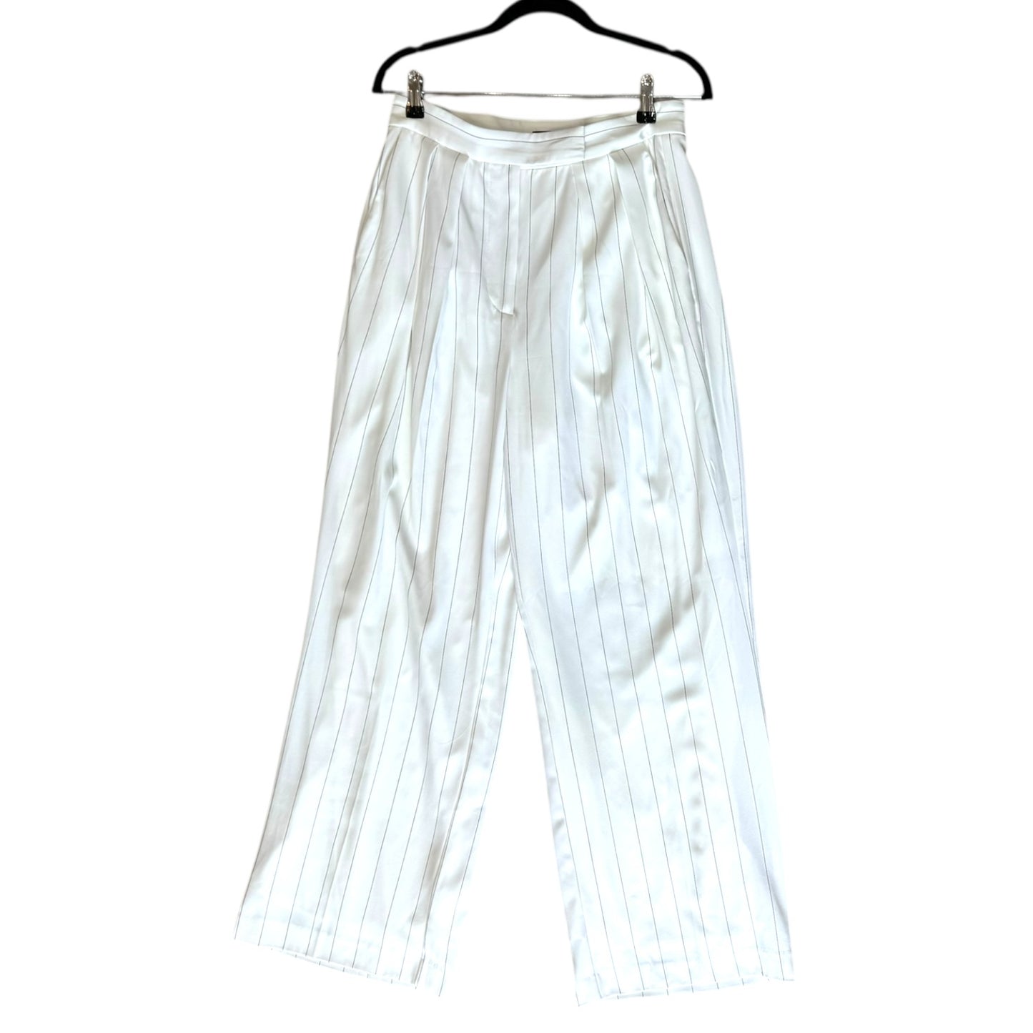Mint Velvet White Pinstripe Two Piece - 14/16