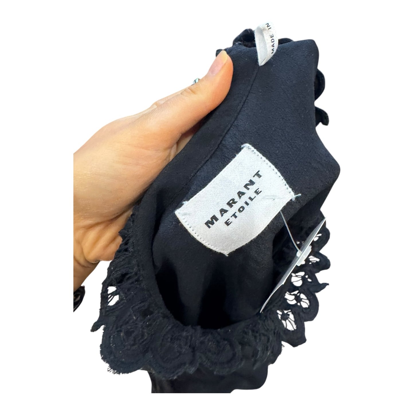 Isabel Marant Black Frill Top - 12