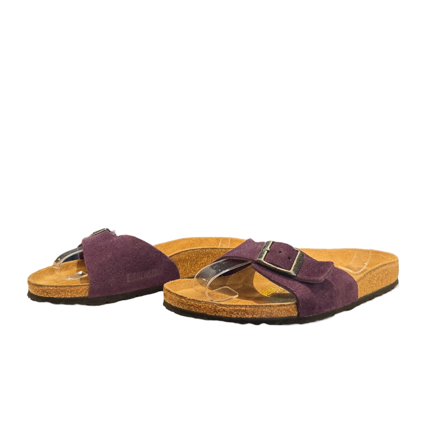 Birkenstock Madrid Slider in Purple Suede - 39 / 6