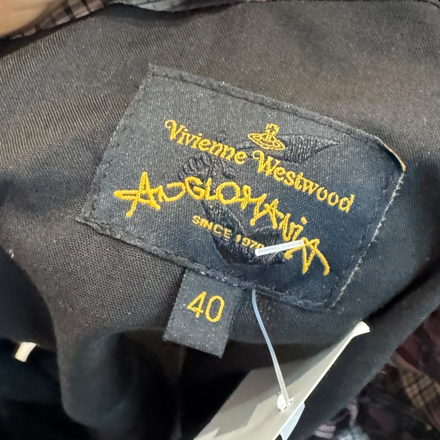 Vivienne Westwood Burgundy Check Top - 6