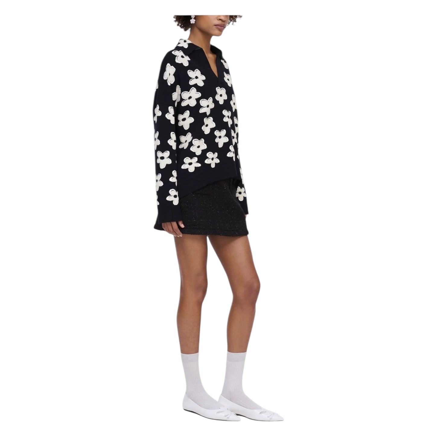 Marc Jacobs Daisy Black and White Sweater - 10