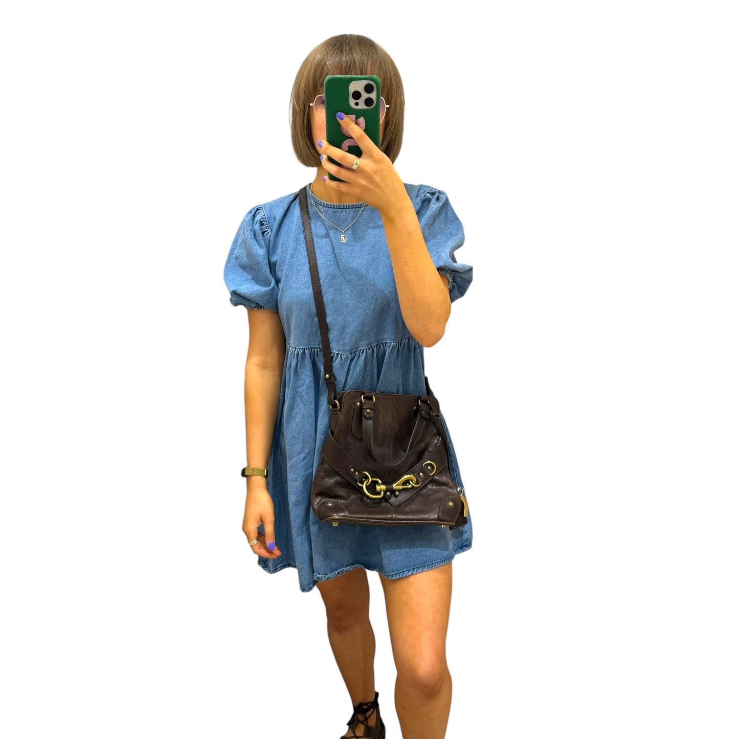 Chloe Brown 'Kerala' Crossbody Bag