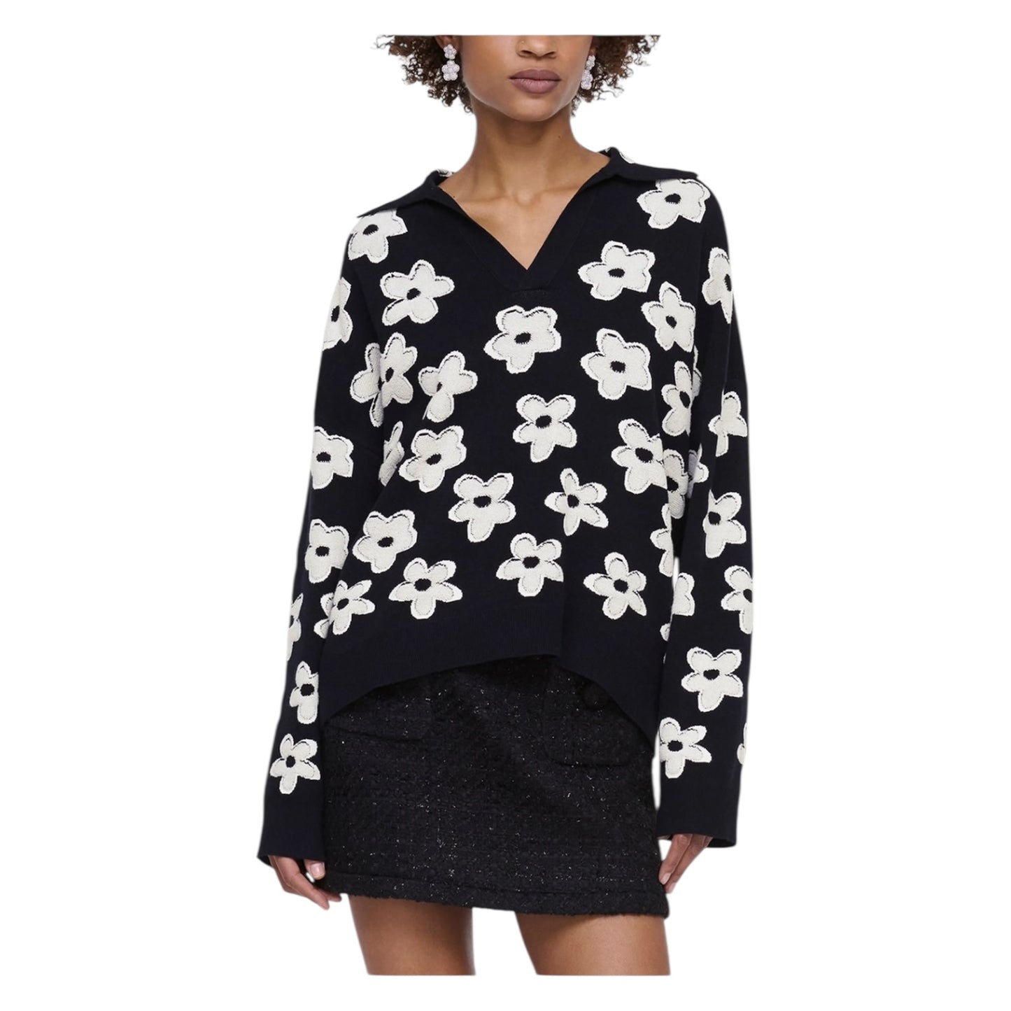 Marc Jacobs Daisy Black and White Sweater - 10