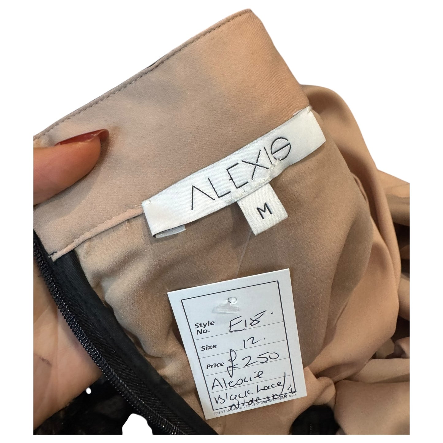 iBlues Tan Check Coat with Removable Shearling Trim - 6/8