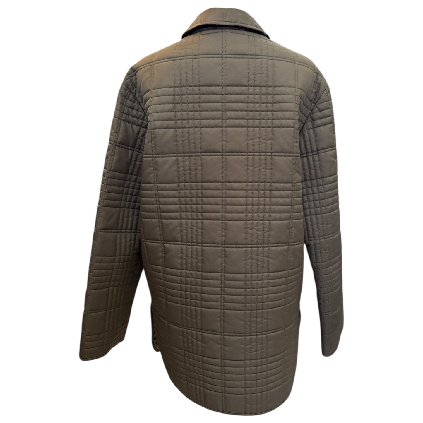 Burberry Khaki Quilted Jacket - 12