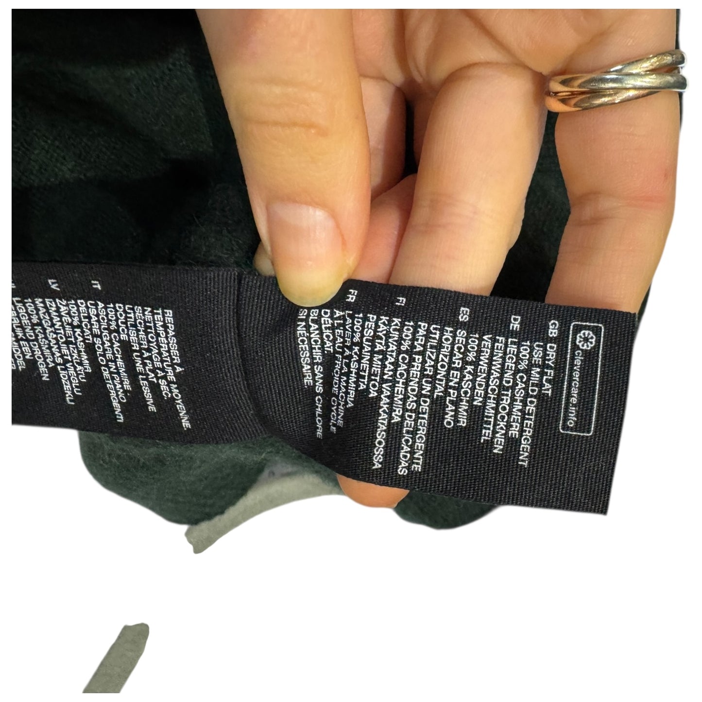 & Other Stories Green Relaxed Fit Cashmere Sweater - 10