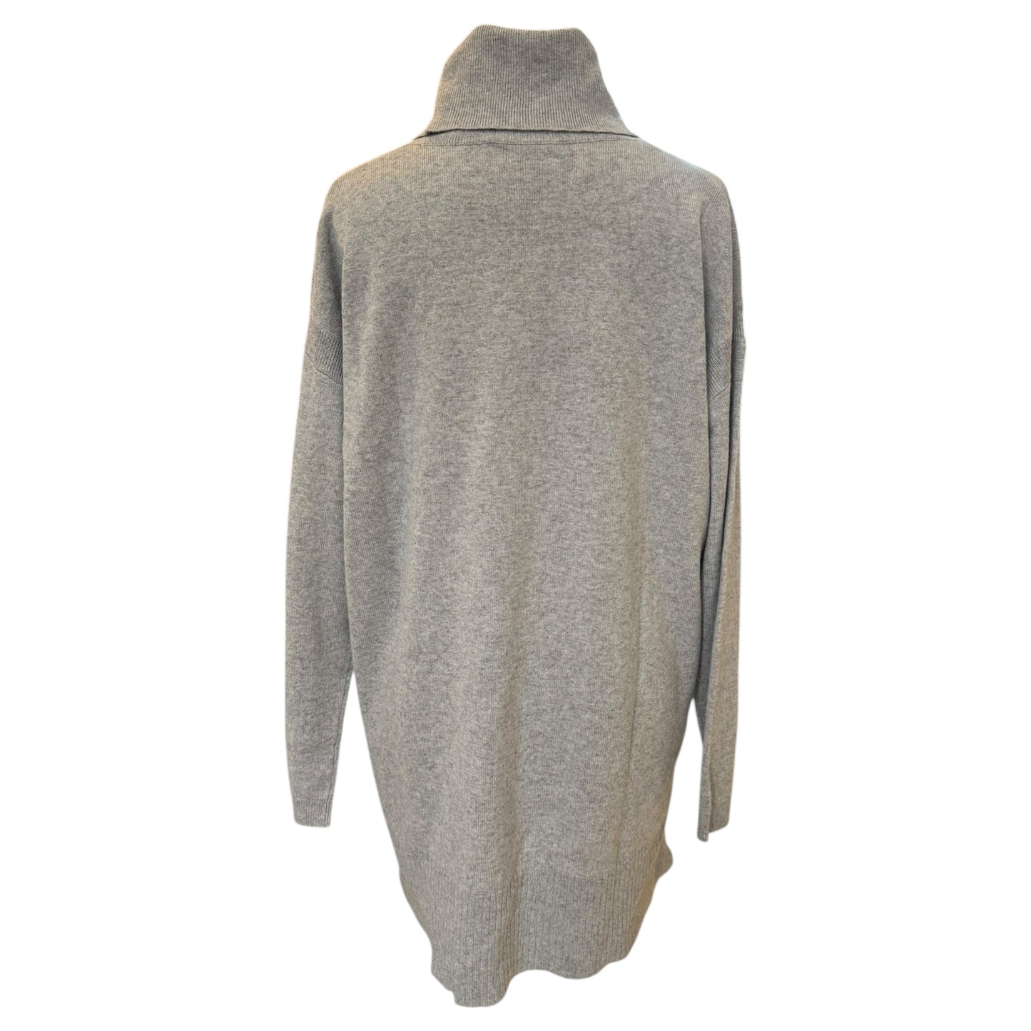 Luisa Cerano Grey Polo Merino Wool and Silk Blend Jumper - 12