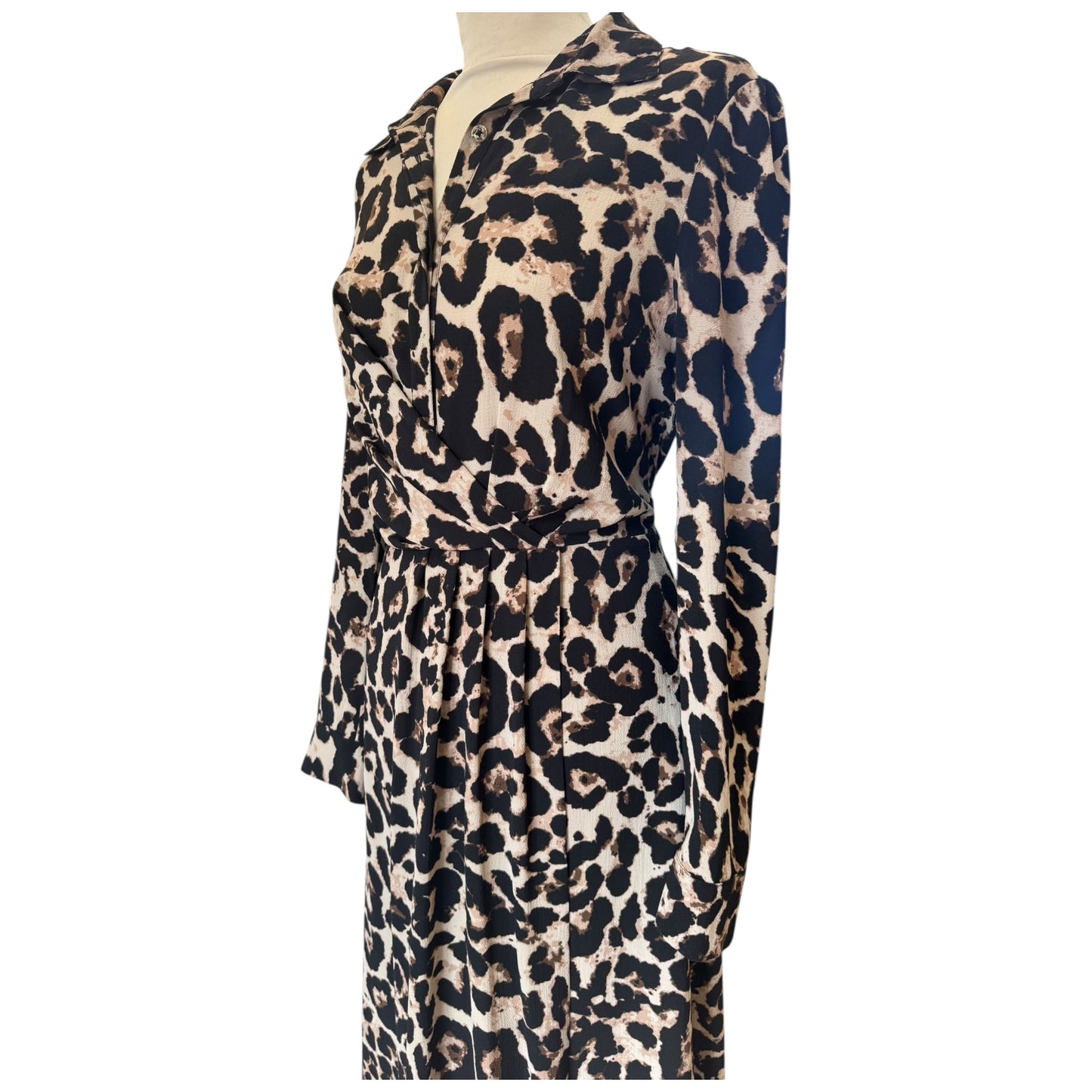 Baum und Pferdgarten Alham Leopard Print Midi Dress - 10