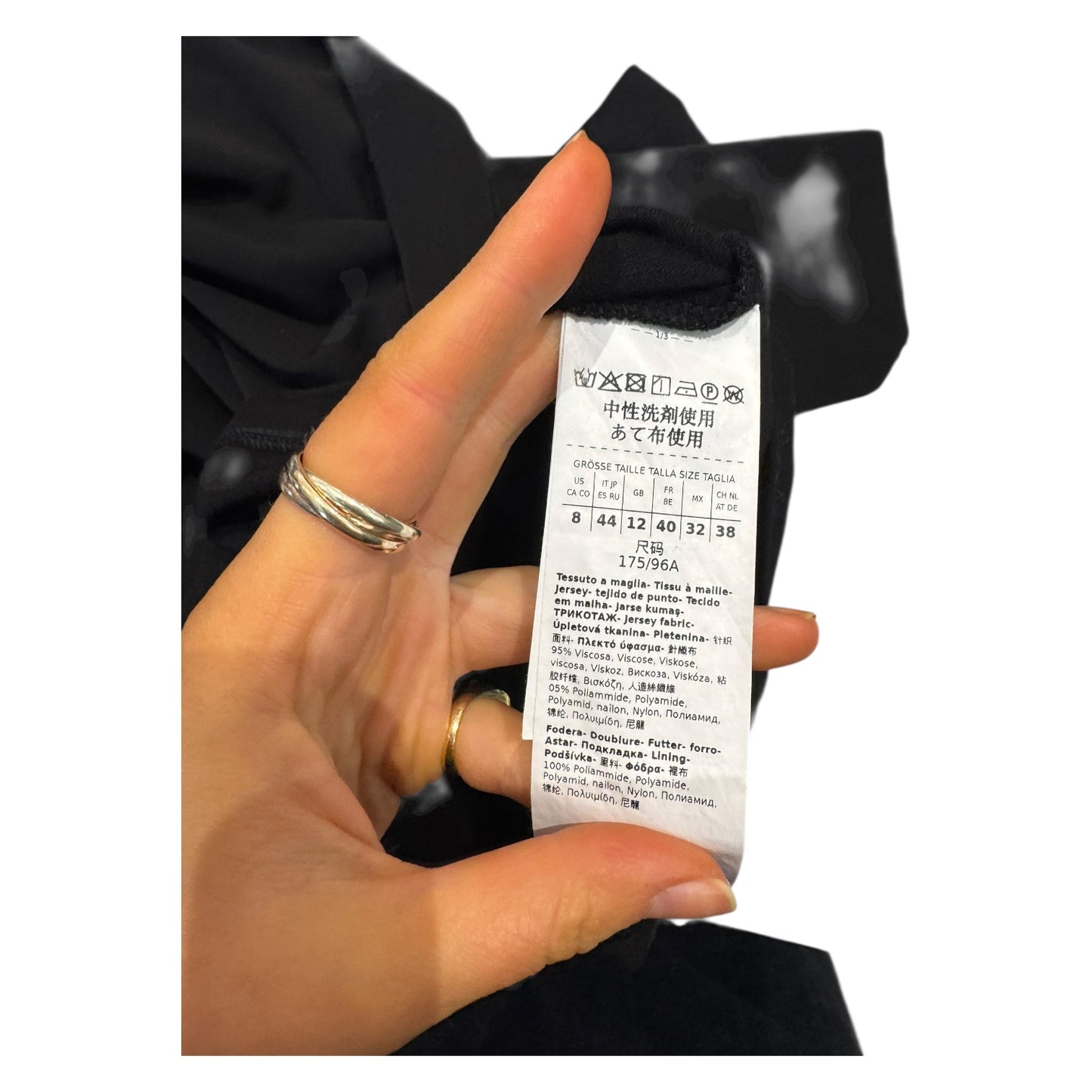 iBlues Black Midi Dress - 10