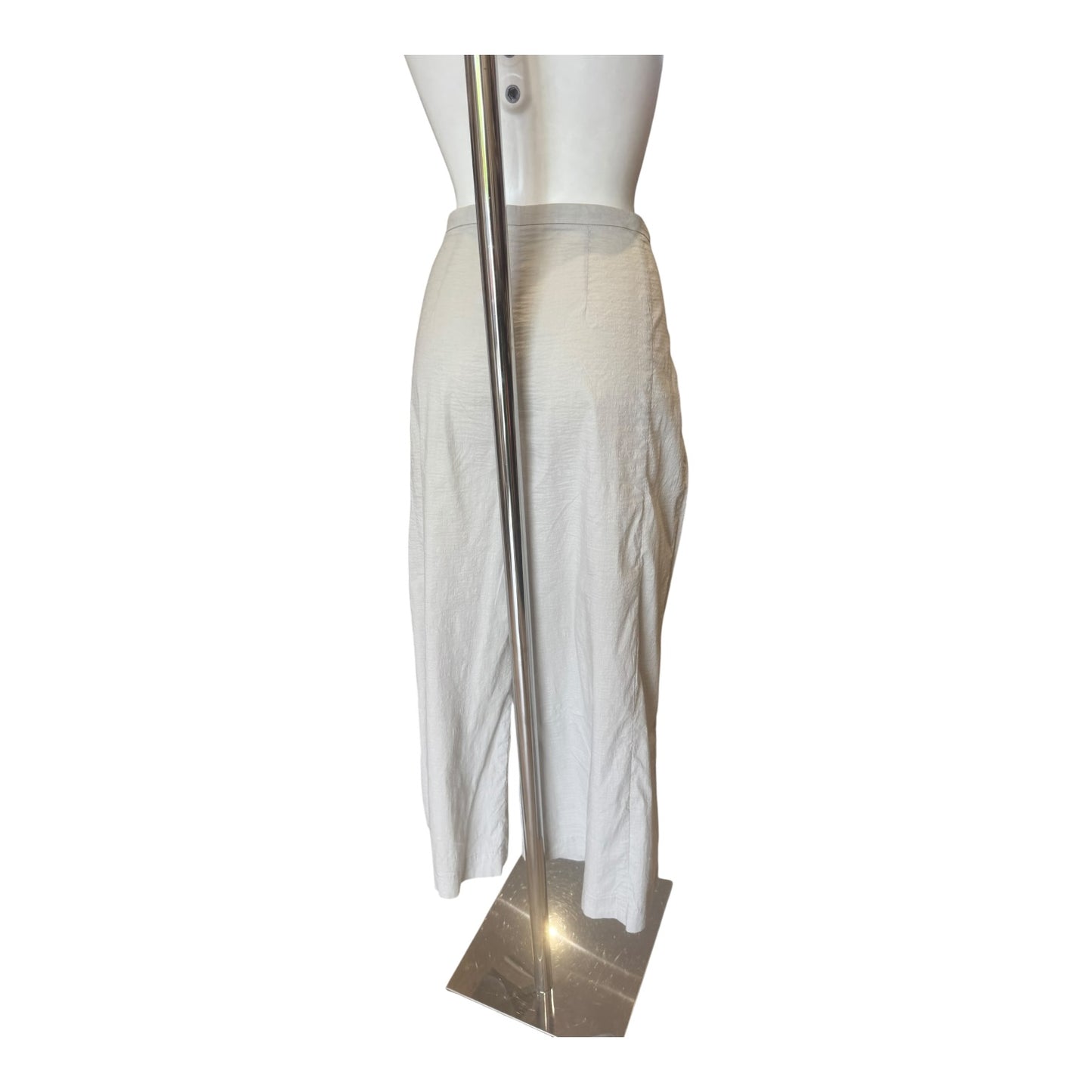 Annette Gortz Grey Beige Wide Leg Trousers - 14