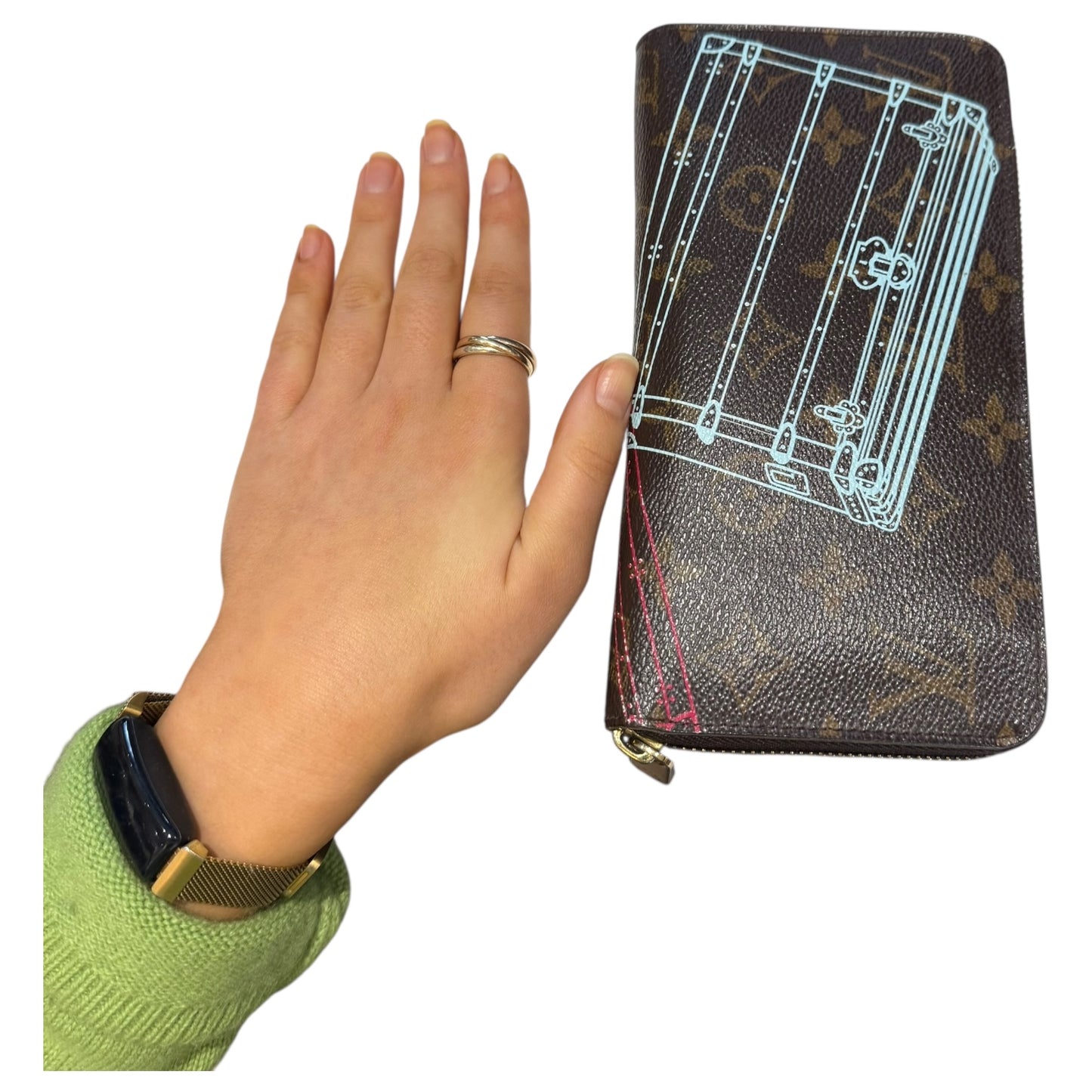 Louis Vuitton Zipp Wallet Canvas Long M58507