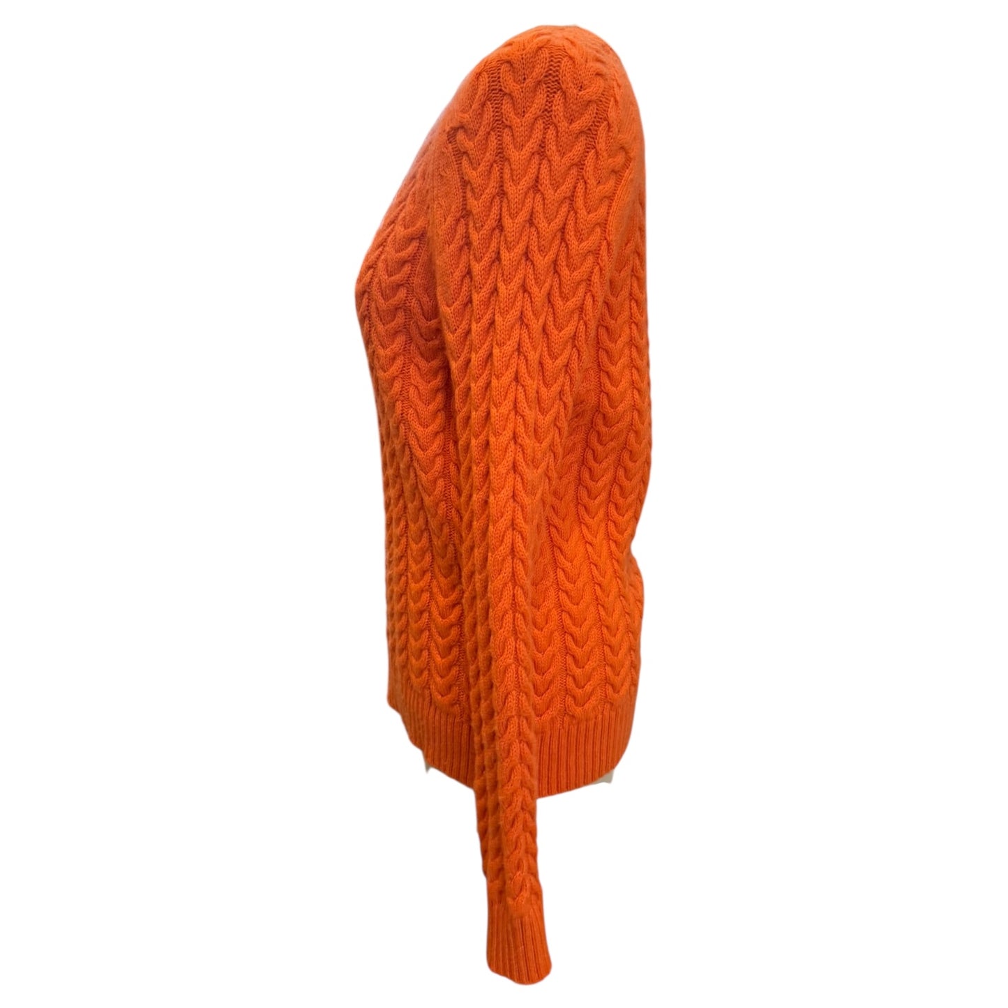 Madeleine Orange Cable Knit Jumper - 10/12