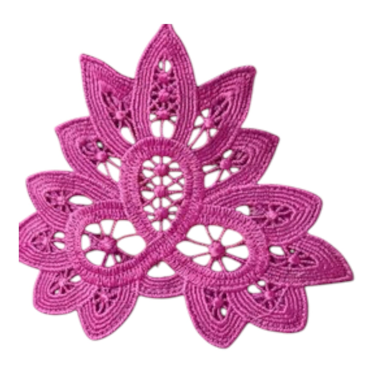 Kameya Pink Floral Embroidered Midi Dress - 10/12