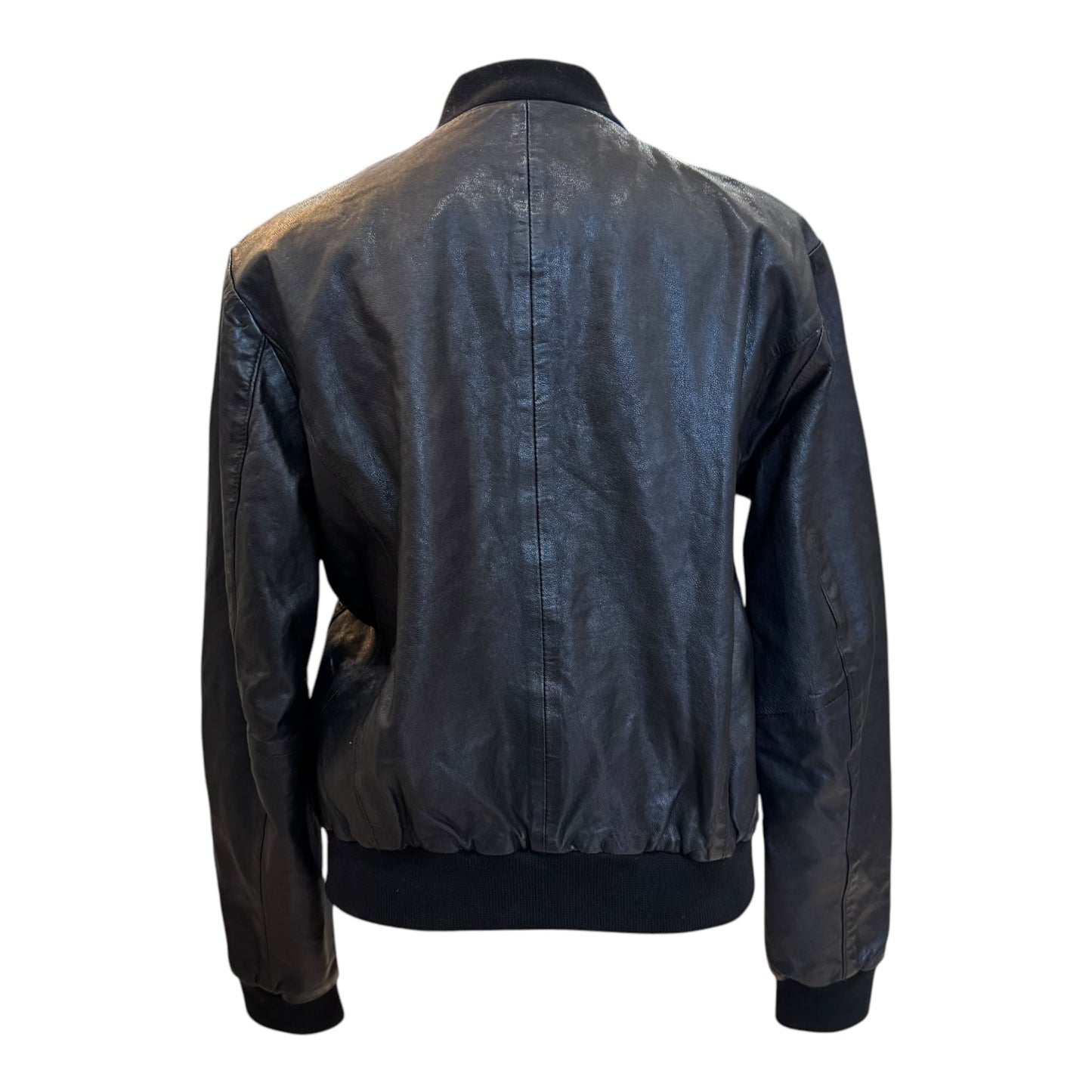 Costume National Black Leather Jacket - 8