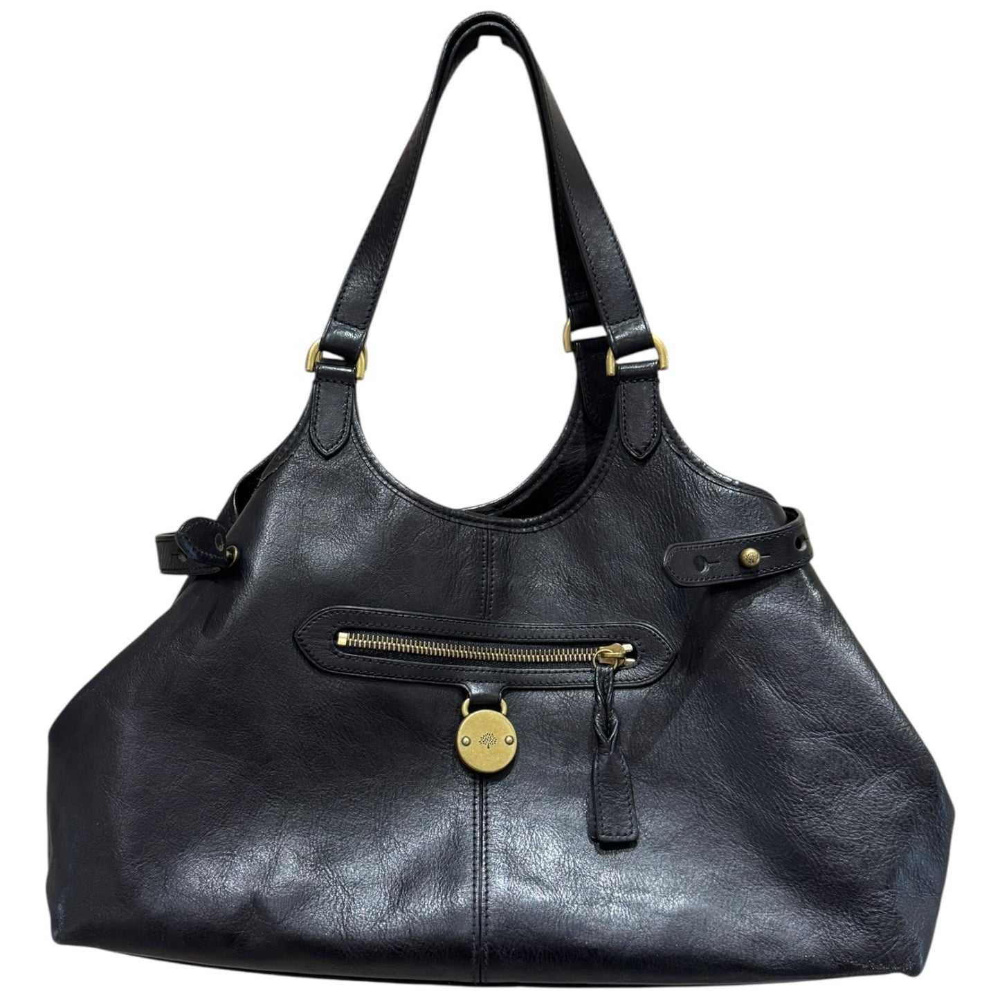 Mulberry Black Somerset Hobo Tote Bag