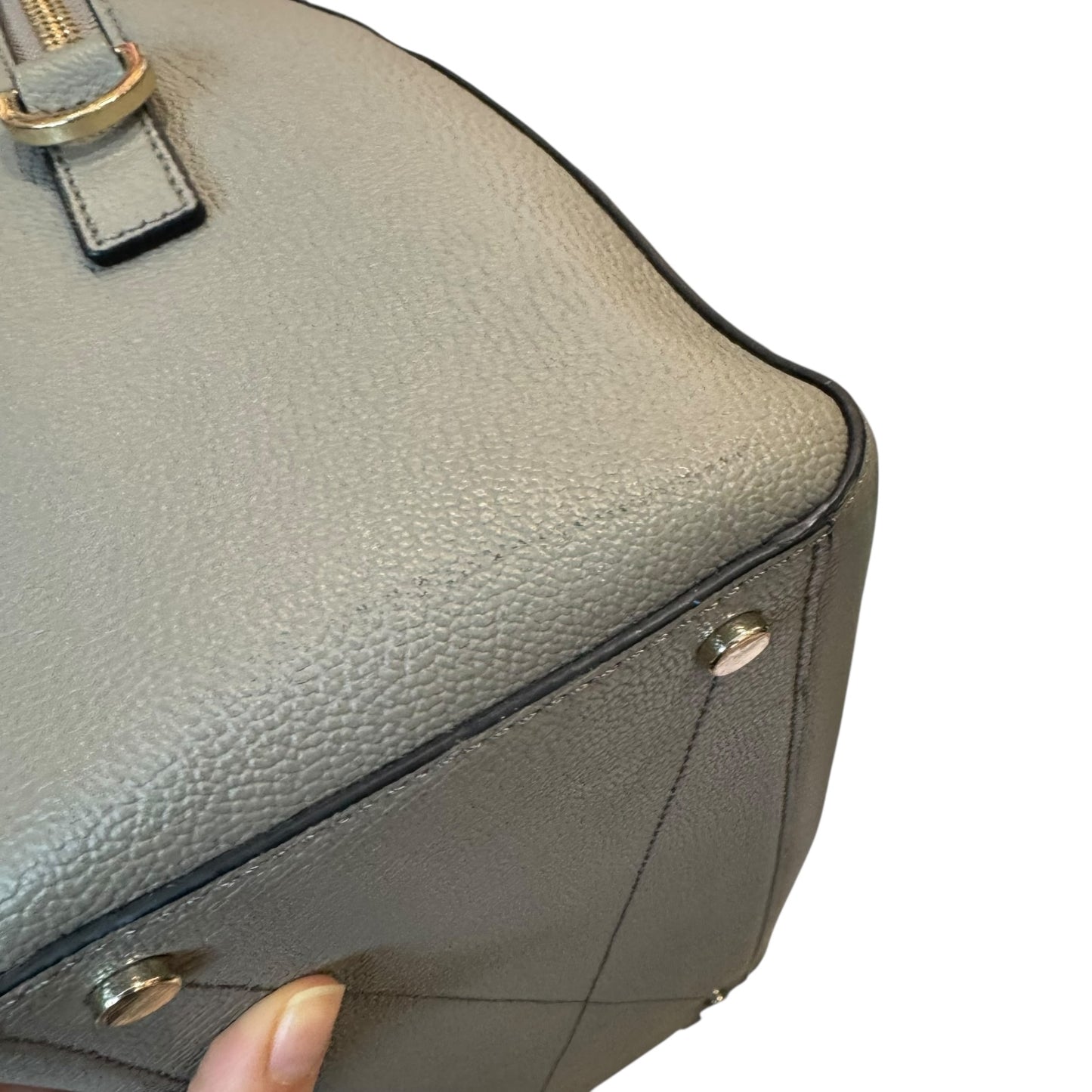 Jigsaw Grey Leather Bag