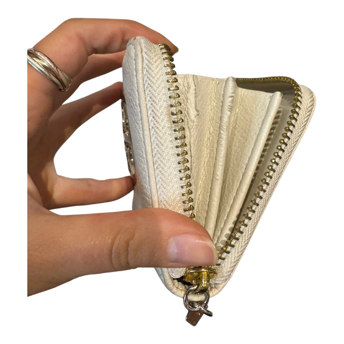 Tory Burch Cream Wallet Purse