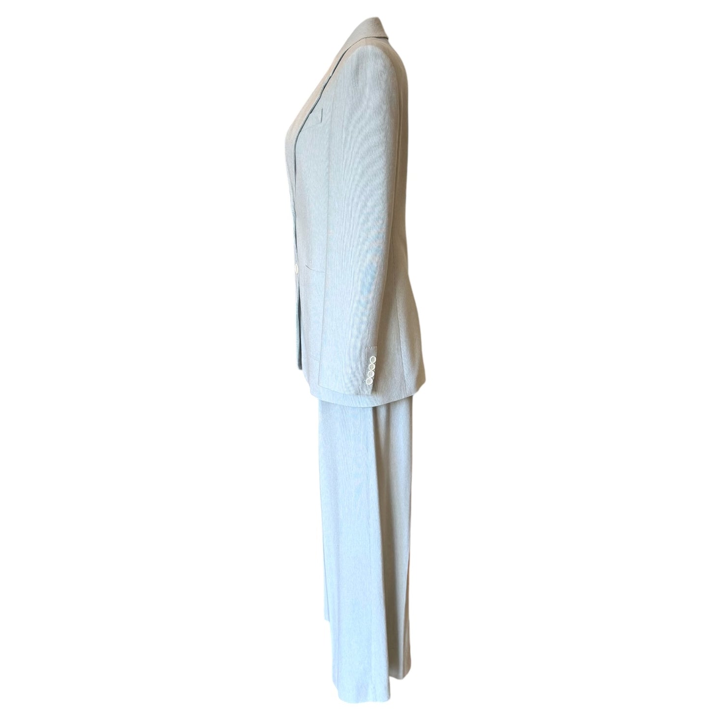 Max Mara Ice Blue Trouser Suit - 12/14