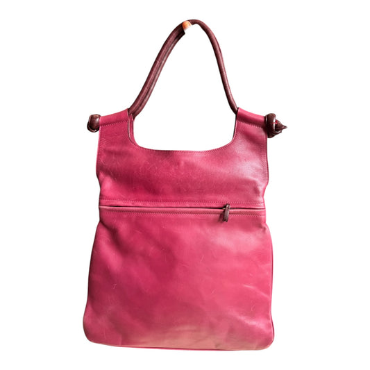 Mulberry Dark Pink Saddle Bag