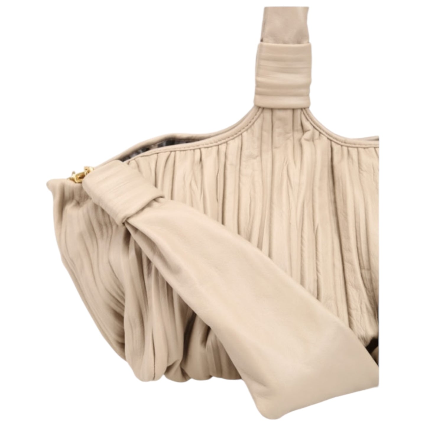 Max Mara Ketty Beige Sheep Skin Mini Handbag