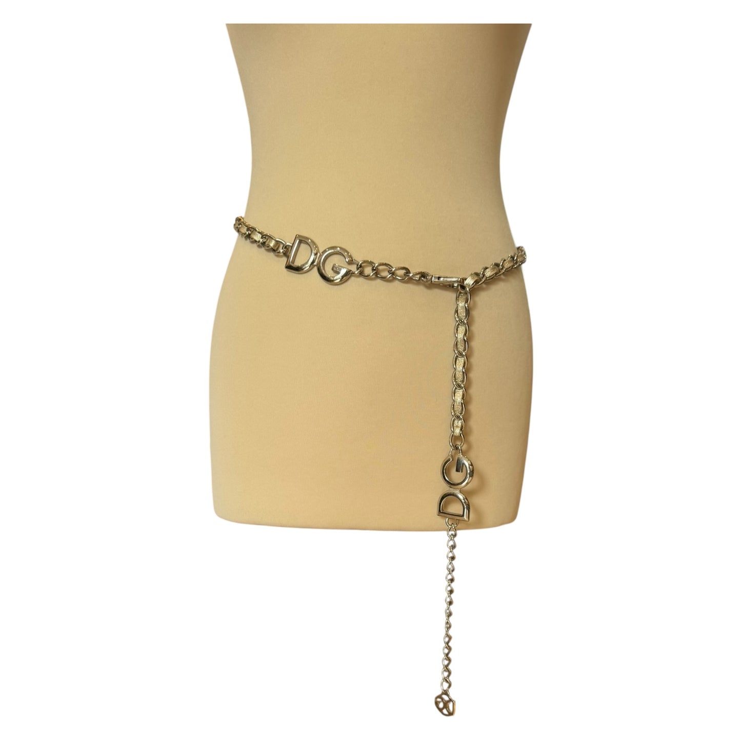 Dolce and Gabbana Silver Chain Belt