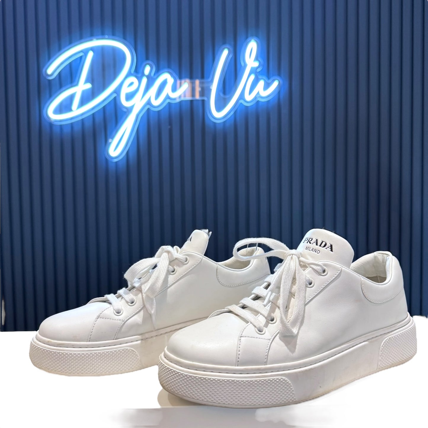 Prada White Trainers - 40 / 7
