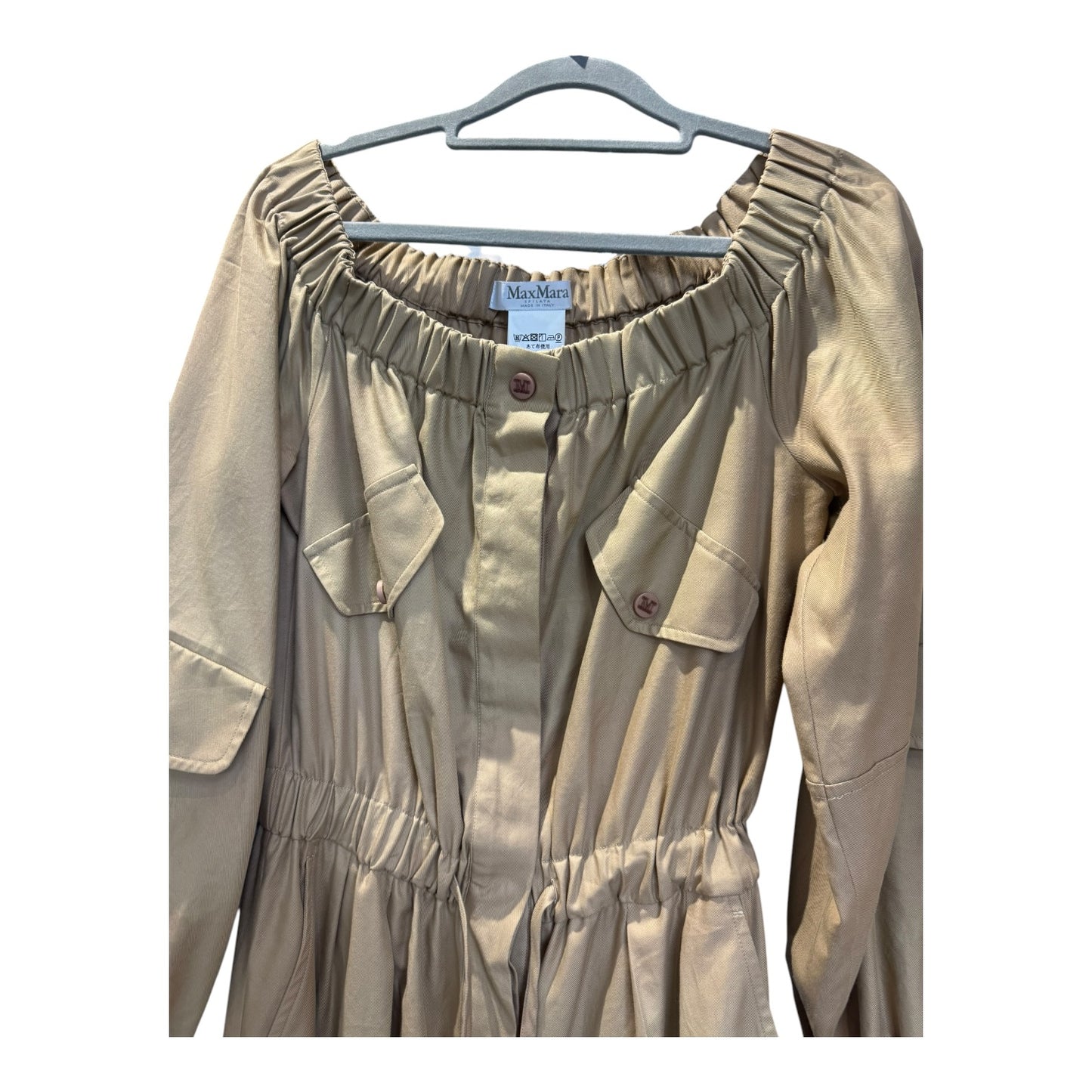 Max Mara Romana Off The Shoulder Jumpsuit - 10